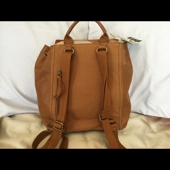 The Sak Avalon leather Convertible brown backpack - Picture 2 of 9